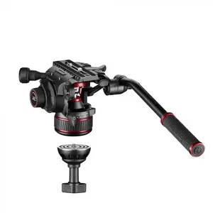 Штативная головка Manfrotto Nitrotech 608 алюминиевая, гидравлическая, чёрная, 1/4 и 3/8"