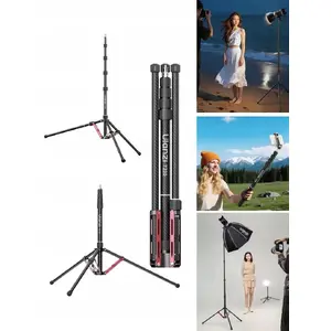 Studijas gaismas statīvs un monopods Ulanzi T230 — 2,3 m augstums, 5 kg slodze