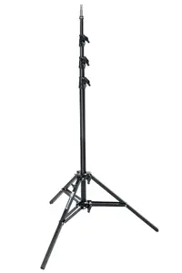 Statīvs Avenger A0035B — 3 kāju studijas statīvs, maksimālais augstums 3000 mm, minimālais 1130 mm, svars 3,5 kg, melns