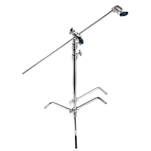Штатив Avenger Manfrotto A2033LKIT 3‑ножный, серебристый — грузоподъёмность 10 кг, высота 3,28 м, вес 7,3 кг
