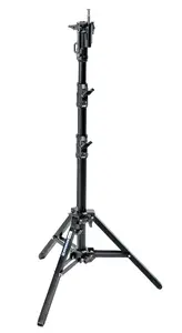 Trijkāja Manfrotto A1020B, 3 kāju profesionāls statīvs, maksimālais augstums 198 cm, slodze 25 kg, melns