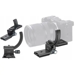 Statīva galva Ulanzi SB9880 Arca tipa 75 mm pamatne, 1/4" un 3/8" stiprinājumi, vertikāla un horizontāla rotācija