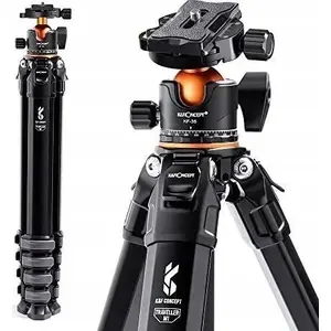 Tripod K&F Professional Camera/Camcorder Tripod with 3D Head 15 kg Load Capacity (Model SB7438)