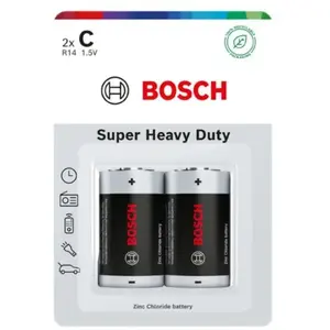 Battery ARCAS 2-pack C size (R14) Heavy Duty — model 36757