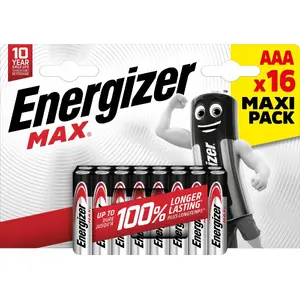 Battery pack Energizer AAA (R03) 16 pcs — alkaline disposable cells