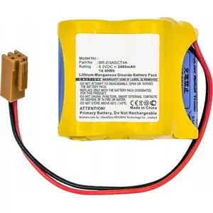 Uzlādējams akumulators Cameron Sino priekš Fanuc A98L-0031-0025 / A06B-6114-K504 (BR-2/3A4F) SB8740