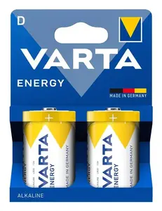 Baterija Varta Energy D — vienreizlietojama sārmainā D tipa šūna augstas slodzes ierīcēm