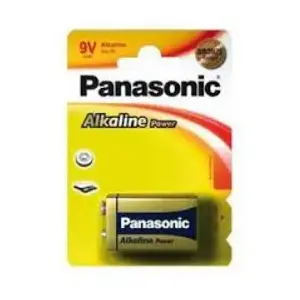 Baterija Panasonic 9V Power Block (6LR61AP) — 9 V alkaliskā baterija, 1 gab.