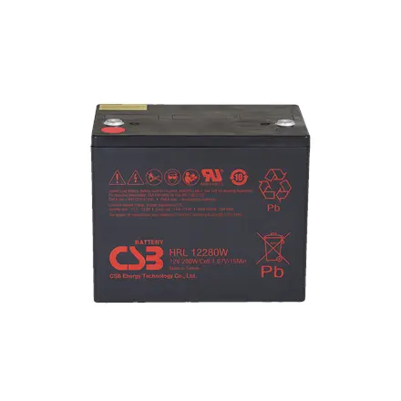 Aizvērts svina-skābes akumulators CSB 12V 6Ah