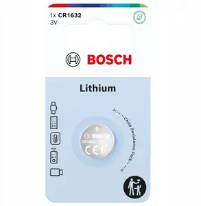 Coin cell battery Bosch CR1632B1/00 Lithium 3V (single blister)