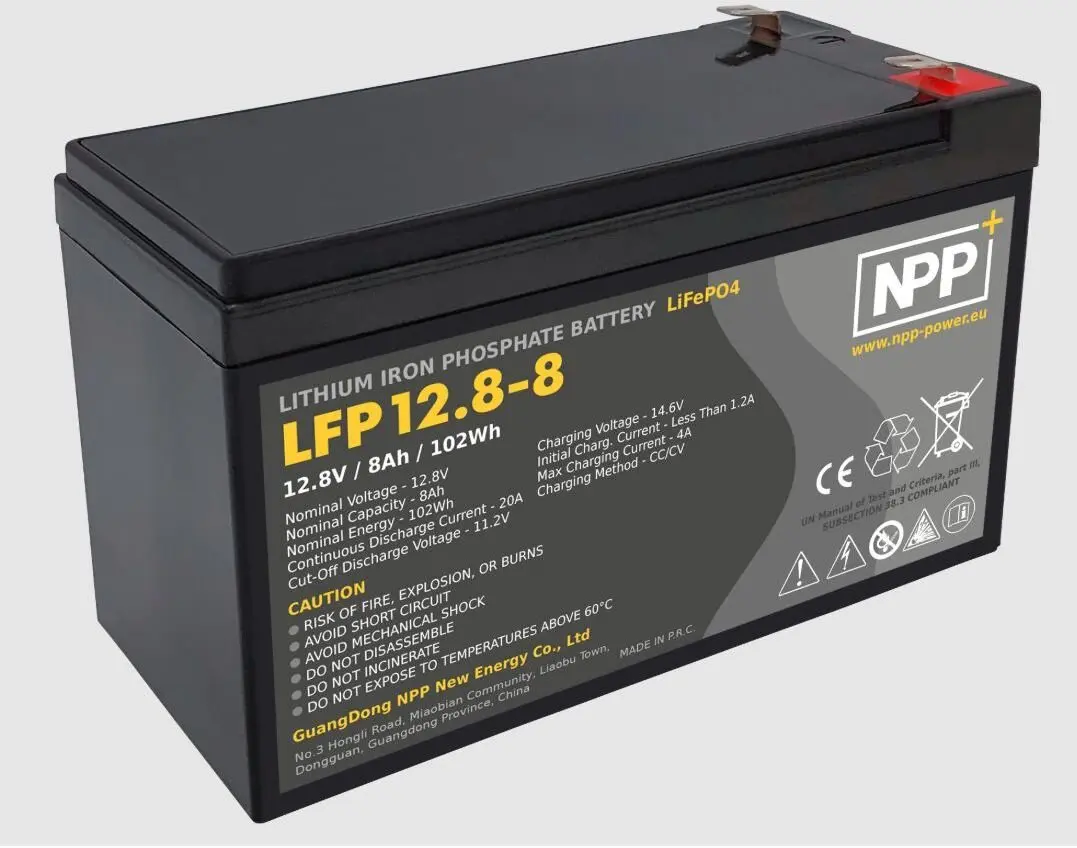 Uzlādējams akumulators LiFePO4 RAYOVAC LFP12.8-8