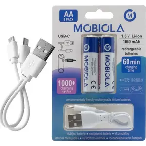 Power bank Vega MBAA1650 USB-C portable battery, model MBAA1650