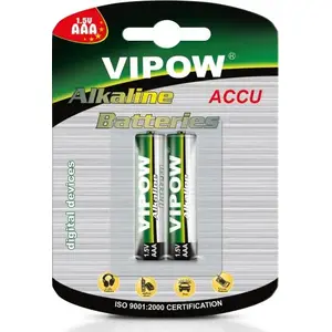 Battery AAA (R03) Rebel — pack of 2, disposable alkaline cells