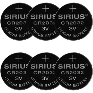 Coin cell battery RAYOVAC CR2032 pack of 6 - 3V lithium button cell