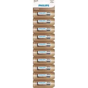 Baterijas AA Philips LR6 sārmainās, iepakojums 10 gab. (MPN 31398)