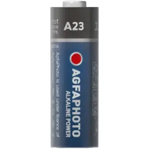 Rechargeable A23 alkaline battery AgfaPhoto 110-803807 — 28.5 mm x 10 mm