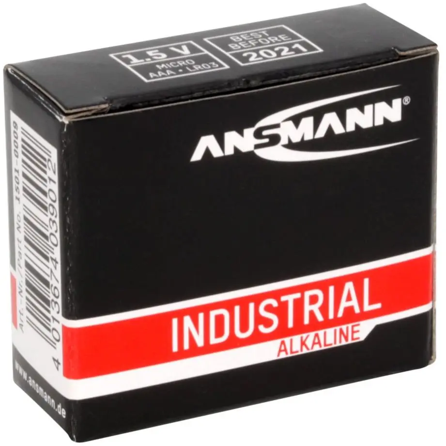 Vienstarpas AAA sārmainā baterija Ansmann 1501-0009