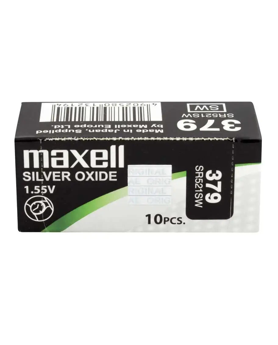MAXELL SR521SW серебряно-оксидная таблеточная батарейка Photo 2