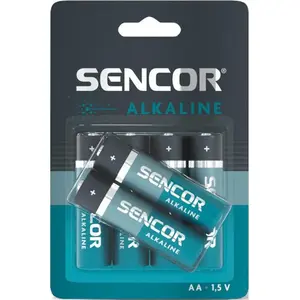 Alkaline battery pack SENCOR AA LR6 1.5V — blister 6-pack