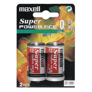 Maxell Super Ace single-use Zinc‑carbon battery R20P 1.5V (MXBR20ZB)