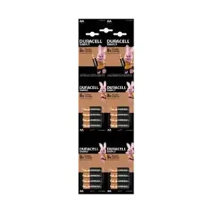Батарейки Duracell Basic AA (LR06) упаковка 4x4 — алкалиновые элементы