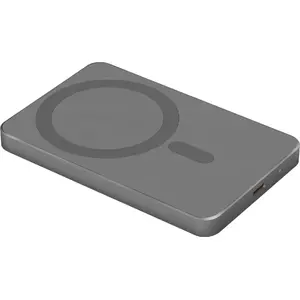 Power bank cellular line MagSafe-compatible 5000 mAh portable charger, gray