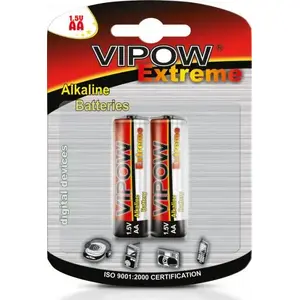 Battery Rebel AA / R6 1.5V — pack of 2 (Rebel LEC-BAT0091B)