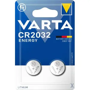Монетная батарейка Varta Energy CR2032 3В 230mAh, набор 2 шт.