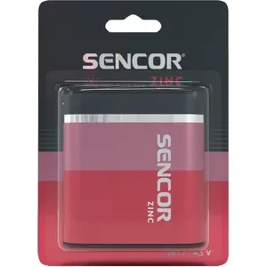 Battery SENCOR 3R12 zinc-carbon 4.5V single pack (SBA 3R12 4.5V 1BP Zn)