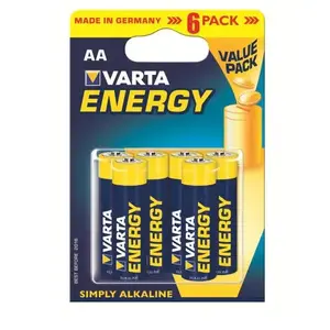 Battery Varta BV-6 AA single-use alkaline battery, AA cylindrical