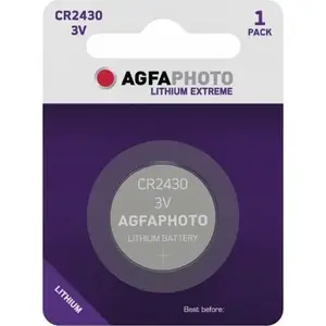 Poga akumulators AGFA CR2430 — litija monētas 3V, 1 gab.