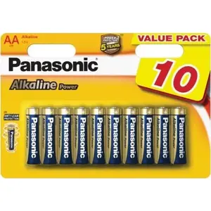 Battery pack Panasonic AA (R6) — 10 pieces, alkaline