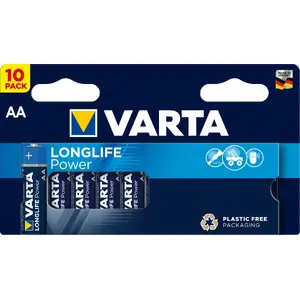 Battery Varta LongLife Power AA R6 2850mAh pack of 10