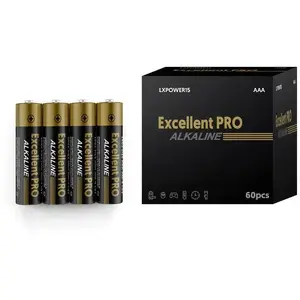 Щелочные батарейки AAA Excellent LR03 1,5В упаковка 60 шт.