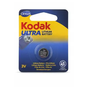 Литиевая таблеточная батарейка Kodak CR1025 3В — 1 шт. (SB10736)