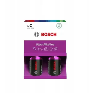 Baterijas GP 2 gab. C Ultra Alkaline LR14 UA2B/00 — C izmērs (LR14) vispārējai lietošanai