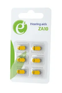 Poga akumulatori RAYOVAC ZA10 (Gembird 6 gab.) — 6 × ZA10, kompaktas monētu šūnas