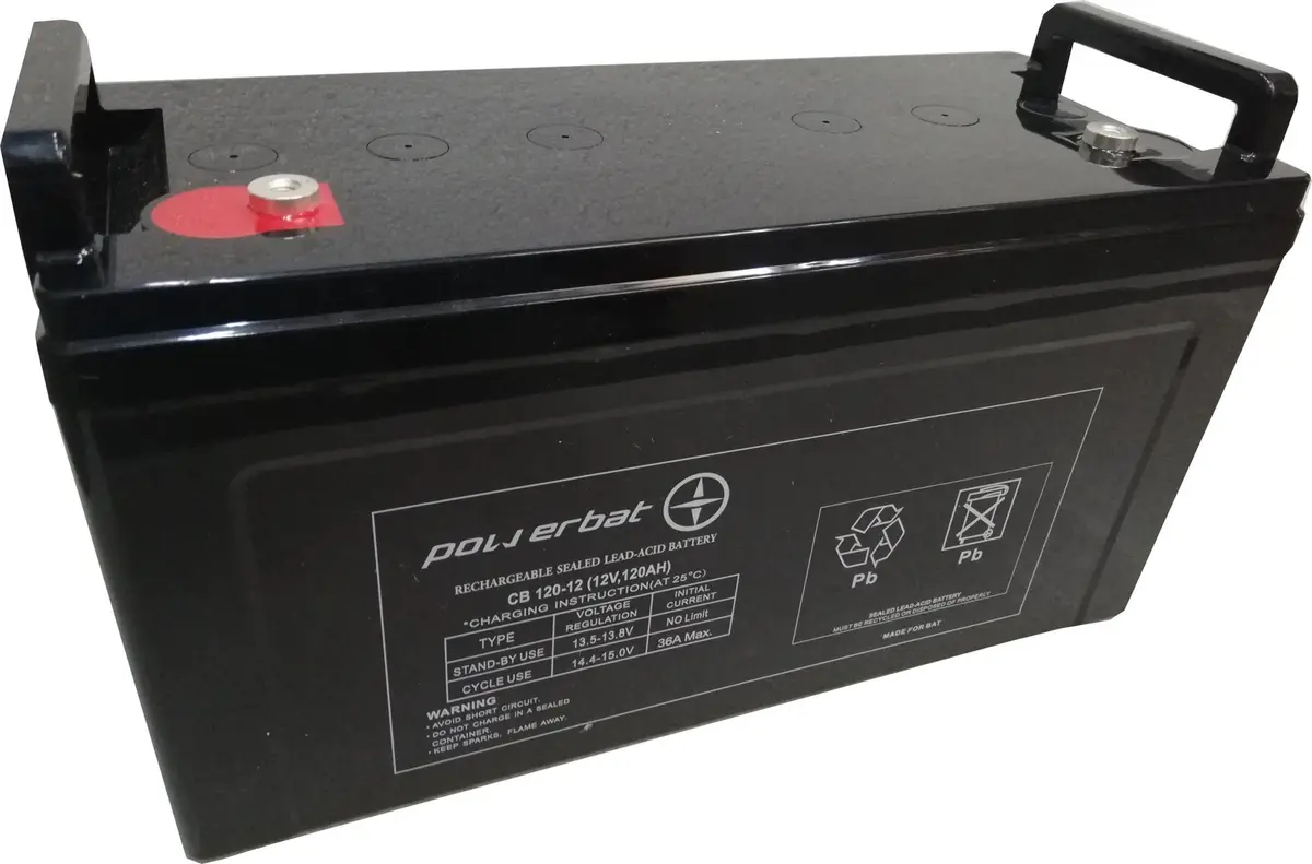 PowerBat CB 120-12 12В 120А·ч аккумулятор Photo 2