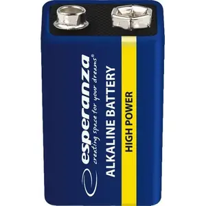 Sārmains akumulators ESPERANZA EZB110 6LR61 (9V) — 1 gab. blisterī