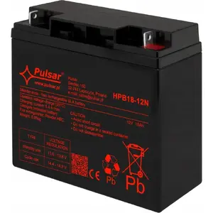 Sealed Lead-Acid Battery PULSAR HPB18-12N, 12V, 18Ah