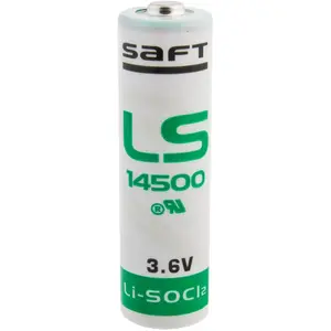 Litija baterija SAFT LS14500 3.6V modelis SPSAF-14500-2600, cilindrisks elements