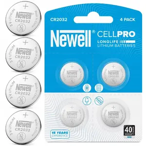 Coin cell battery No name CR2032 — 3V lithium, pack of 4