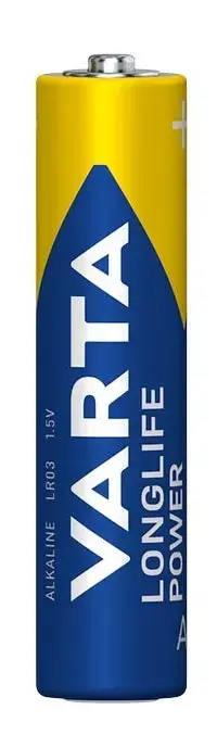 Одноразовая AAA щелочная батарейка Varta Longlife Power Photo 2