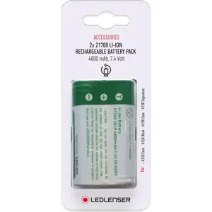 Rechargeable Battery Ledlenser 21700 4800mAh (2 pcs) – for Ledlenser devices