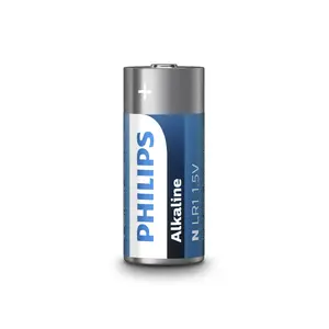 Alkaline Cylindrical Battery Philips LR1 (Size N) 1.5 V — 12×30.2 mm, single-use, 1 pc