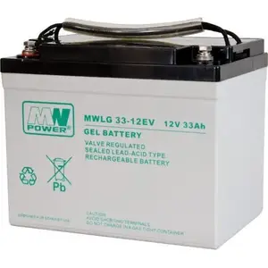 Rechargeable GEL-PVC Battery MPL Power MWLG 33-12EV 12V 33Ah