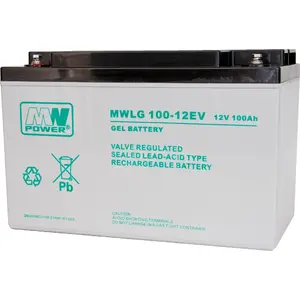 Battery MPL Power MWLG 100-12EV 12V 100Ah VRLA GEL for backup and deep-cycle use