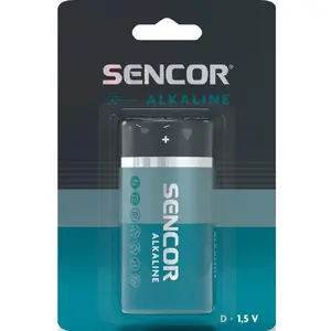 Alkaline disposable battery SENCOR D size (LR20) 1.5V single pack blister