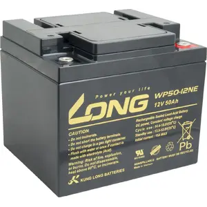 Akumulators Long 12V 50Ah svina-skābes DeepCycle AGM M6 (WP50-12NE)