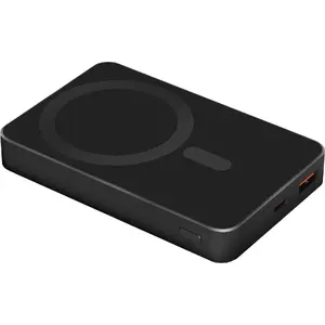 Power bank cellular line KM0912 — 10000 mAh, wireless MagSafe-compatible charger, black